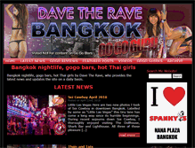 Tablet Screenshot of davetheravebangkok.com